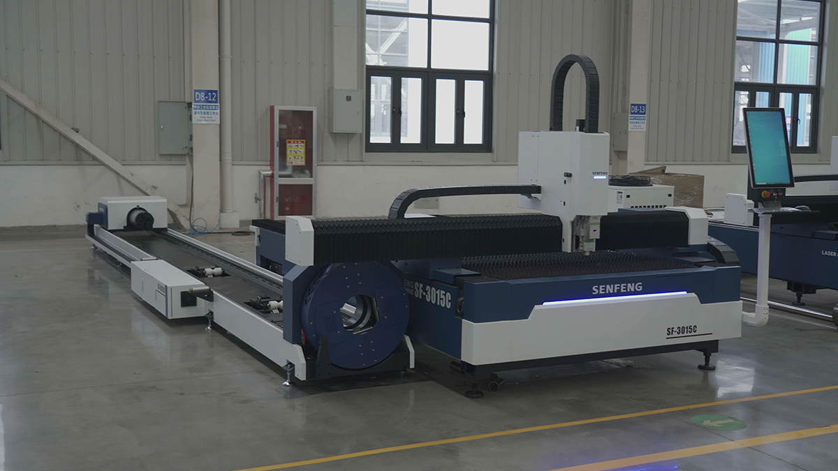 SENFENG — Sheet & Tube Laser Cutting Machine SF3015C в цеху
